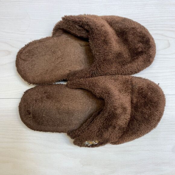Vionic Womens 8 brown Gemma Soft Mule Slippers Orthotic Comfort - Picture 10 of 10